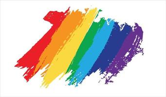 bandiera orgoglio arcobaleno lgbt lesbica. concetto lgbt. illustrazione vettoriale. vettore