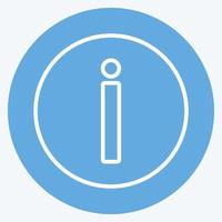 icona circa. adatto per il simbolo delle app mobili. stile occhi azzurri. design semplice modificabile. vettore del modello di progettazione. semplice illustrazione del simbolo