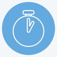 icona timer. adatto per il simbolo di fotoritocco. stile occhi azzurri. design semplice modificabile. vettore del modello di progettazione. semplice illustrazione del simbolo