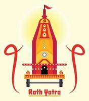 disegno vettoriale di ratha yatra di lord jagannath