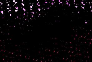 sfondo vettoriale rosa scuro con triangoli, cerchi, cubi.