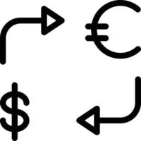 scambiare illustrazione vettoriale su uno sfondo simboli di qualità premium. icone vettoriali per il concetto e la progettazione grafica.