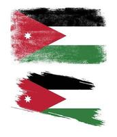 bandiera della giordania in stile grunge