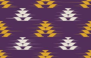 viola bellissimo motivo etnico ikat navajo. motivo kasuri senza cuciture in ricamo tribale, popolare, messicano, indiano, marocchino style.aztec geometric art ornament print. design strutturato per moquette, tessuto. vettore