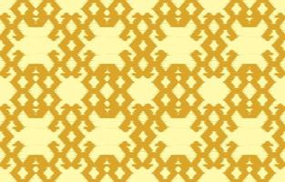 giallo astratto etnico. motivo geometrico senza cuciture in stile tribale, popolare e messicano. stampa di ornamenti d'arte geometrica azteca. design per moquette, carta da parati, abbigliamento, avvolgimento, tessuto, tessile. vettore