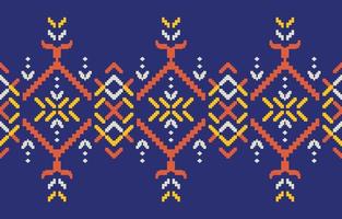 bellissimo ornamento di confine tessile geometrico etnico. ricami fatti a mano in stile asia, uzbeko, navajo marocchino, indiani, aztechi, peruviani, turchi. un bordo vintage motivo è perfetto per la moda. vettore