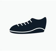 il modello di progettazione di logo di vettore di scarpe icona