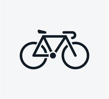 bici icona vettore logo design modello piatto stile alla moda