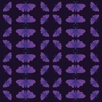 bellissimo vettore di motivo a farfalla viola, adatto per design, illustrazione e sfondo