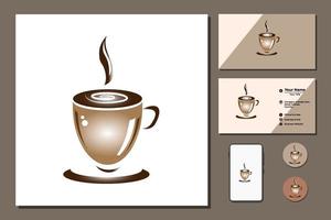 etichetta del caffè. logo diverso, distintivo, collezione di emblemi su sfondo bianco. illustrazioni vettoriali in bianco e nero