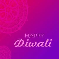 felice "Diwali. festival delle luci poster design carta da parati. lo sfondo con elementi floreali e vettori mandala