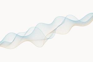 astratto pastello liscio gradiente onda particella sfondo. flusso punteggiato tech-futuristico con linee di contorno vettore