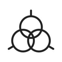 icona della linea della struttura seo vettore