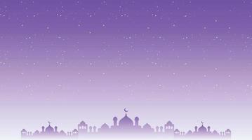 sfondo islamico. sfondo di eid mubarak. sfondo del ramadan kareem. vettore