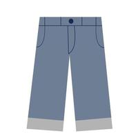 illustrazione di pantaloni di jeans vettore