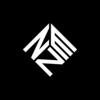 nmn lettera logo design su sfondo nero. nmn creative iniziali lettera logo concept. design di lettere nmn. vettore