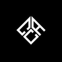 cac lettera logo design su sfondo nero. cac creative iniziali lettera logo concept. disegno della lettera ca. vettore