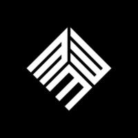 mwm lettera logo design su sfondo nero. mwm creative iniziali lettera logo concept. disegno della lettera mwm. vettore