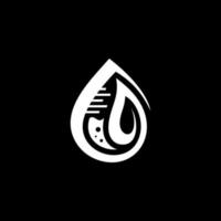 infusi. un'illustrazione del logo di una combinazione di gocce d'acqua con una varietà di foglie e acqua e una linea di infusione che raffigura l'infusione