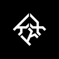 kxk lettera logo design su sfondo nero. kxk creative iniziali lettera logo concept. disegno della lettera kxk. vettore
