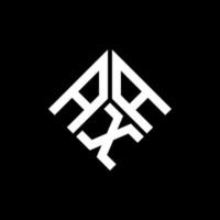 aax lettera logo design su sfondo nero. aax creative iniziali lettera logo concept. disegno della lettera aax. vettore