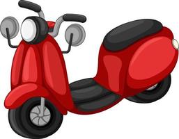 scooter isolato nel design dei cartoni animati vettore