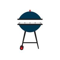 illustrazione vettoriale dell'icona del barbecue