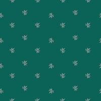foglie acero canadese inciso motivo senza cuciture. sfondo vintage foglia botanica di cannabis in stile disegnato a mano. vettore