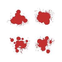 raccolta di schizzi di sangue, file vettoriale