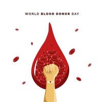 giornata mondiale della donazione di sangue vettore