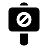 interfaccia utente dell'icona del cartello vettore