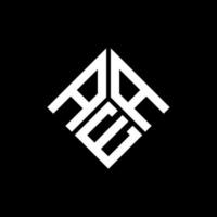 aae lettera logo design su sfondo nero. aae creative iniziali lettera logo concept. disegno della lettera aae. vettore