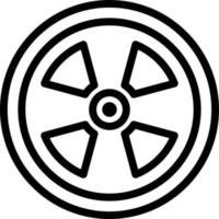 illustrazione del design dell'icona del vettore nucleare