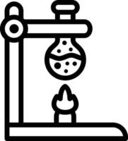Illustrazione del disegno dell'icona di vettore del becco Bunsen