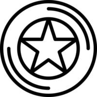 illustrazione del disegno dell'icona di vettore del frisbee