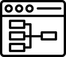 illustrazione del design dell'icona di vettore di progettazione ux