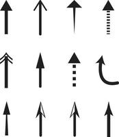 icona frecce su. pittogramma di freccia. simbolo delle frecce. vettore