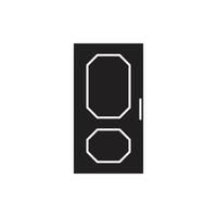vettore della porta per la presentazione dell'icona del simbolo del sito Web