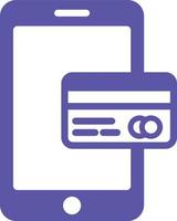icona vettore isolato carta di credito mobile che può facilmente modificare o modificare