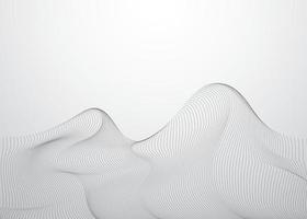 sfondo digitale della maglia dei punti. concept design di montagna. illustrazione vettoriale-