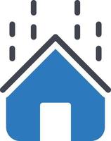 casa che piove illustrazione vettoriale su uno sfondo simboli di qualità premium. icone vettoriali per il concetto e la progettazione grafica.