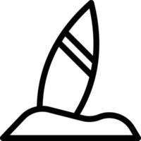 surf illustrazione vettoriale su uno sfondo simboli di qualità premium. icone vettoriali per il concetto e la progettazione grafica.
