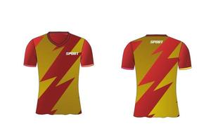 jersey è un design t-shirt sportivo per squadre di calcio, basket e pallavolo vettore