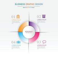 illustrazione dell'elemento di design vettoriale piatto infografica per banner web o presentazione utilizzata