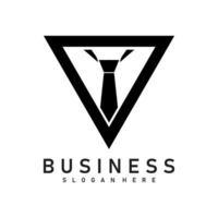 cravatta business design logo vettoriale