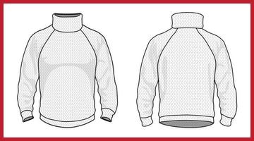 collezione di pullover in jersey. vestiti casuali. illustrazioni vettoriali