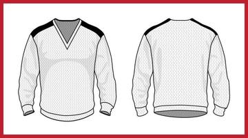 collezione di pullover in jersey. vestiti casuali. illustrazioni vettoriali