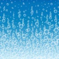 sfondo d'acqua con bolle per la decorazione vettore