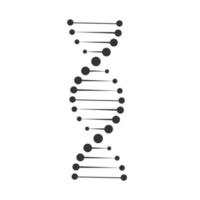 icona della struttura del dna. vettore