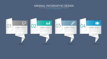 modello di infografica aziendale con icona, illustrazioni di design vettoriale